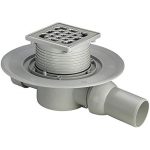 Viega Advantix Yandan Çıkışlı ,Paslanmaz Izgaralı Yer Süzgeci 10×10 cm