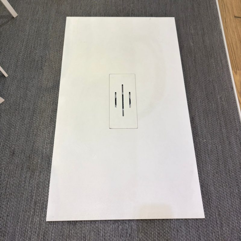 Glass Quasar 120x70 cm Duş Teknesi - Beyaz